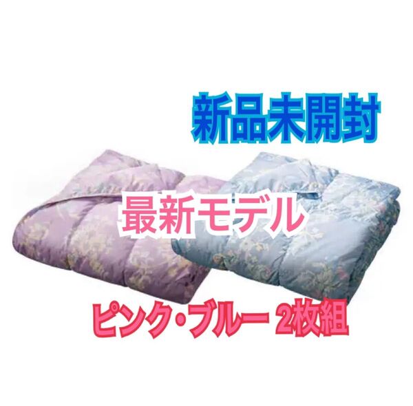 セール 新品未開封 モリリン 洗えるダウンケット 2枚組 シングルJTDF60S ピンク ブルー