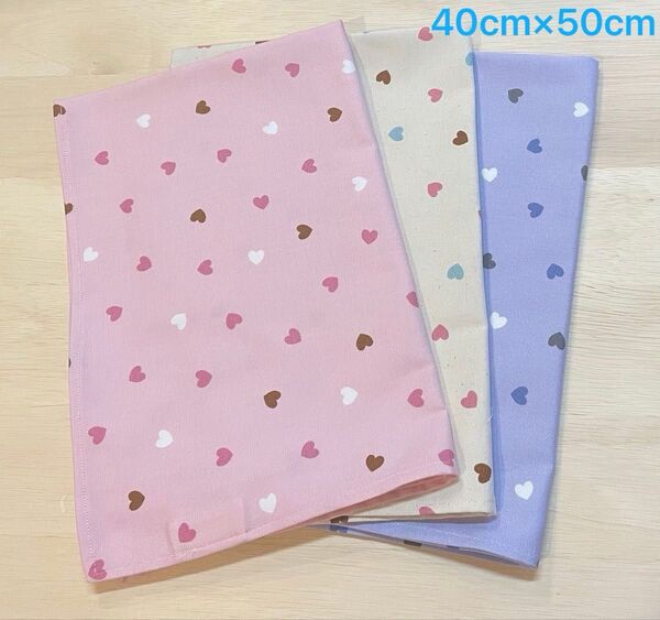 ランチョンマット3枚セット40cm×50cmハンドメイド