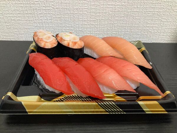 実寸大!食品サンプル マグロづくし寿司