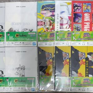 一番くじ ワンピース 新たなる夜明け 未来島エッグヘッド クリアファイル&ステッカーセット 新品未開封品
