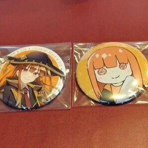 カラフルピーチ からぴち 直筆 イラスト 缶バッチ 魔法学園 2点セット えと