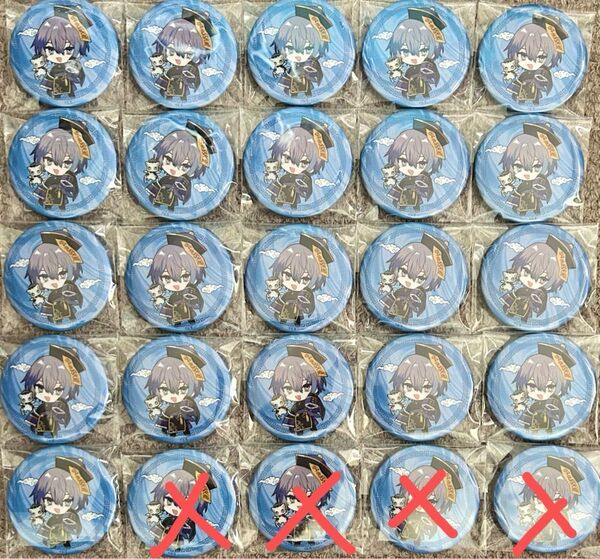 にじさんじ グリッター缶バッジ グリ缶 2周年 Dytica 小柳 ロウ SD
