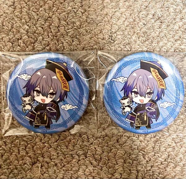 にじさんじ グリッター缶バッジ グリ缶 2周年 Dytica 小柳 ロウ