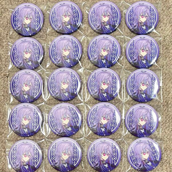 にじさんじ グリッター缶バッジ グリ缶 2周年 Dytica 星導 ショウ 20