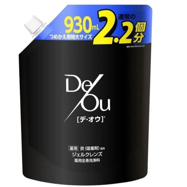 デ・オウ デオウ 薬用 ボディ シャンプー ウォッシュ 詰替用 特大 930ml メンズ 加齢臭