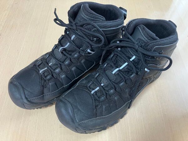 キーン TARGHEE EXP WP トレッキングシューズ メンズ KEEN ブラック ミッドカット 防水 サイズ25.5cm