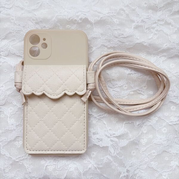 カードケース ショルダー付き iPhone11ケース 携帯カバー