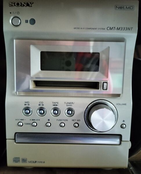 SONY CMT-M333NT MD CDラジカセ