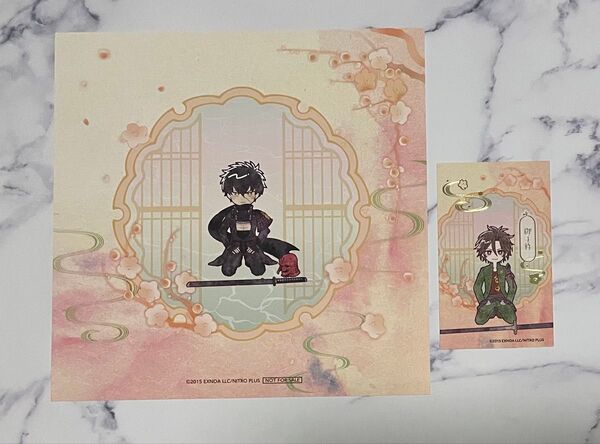 刀剣乱舞 アニメイトカフェ 顕現シート 箔押しカード 無用組
