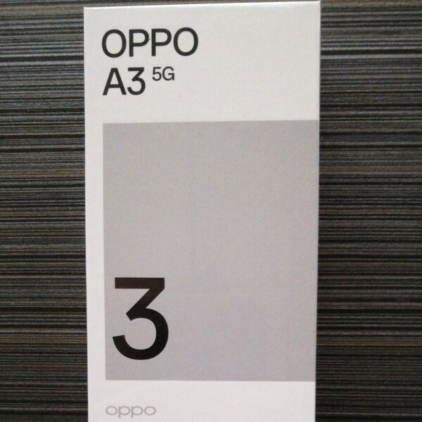 「新品未開封」OPPO A3 パープル