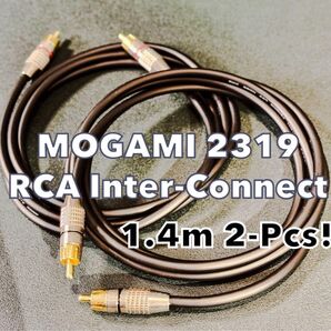 MOGAMI 2319 | RCAインターコネクトケーブル 1.4m×2 整備品