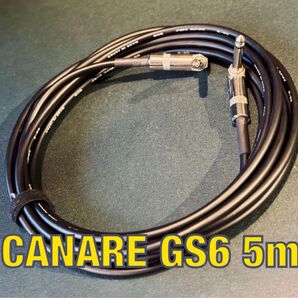CANARE GS6 | ギターケーブル 5m L/L 黒 整備品