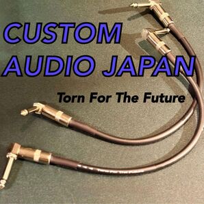 CUSTOM AUDIO JAPAN | パッチケーブル 35cm 2本 整備品