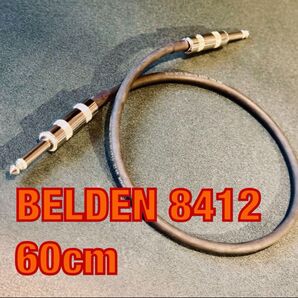 BELDEN 8412 | ギターケーブル 60cmトモカ製プラグ 整備品