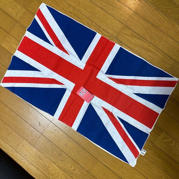 希少 未使用 ユニオンジャック ティータオル 大型 コットン100% Vivi イギリス