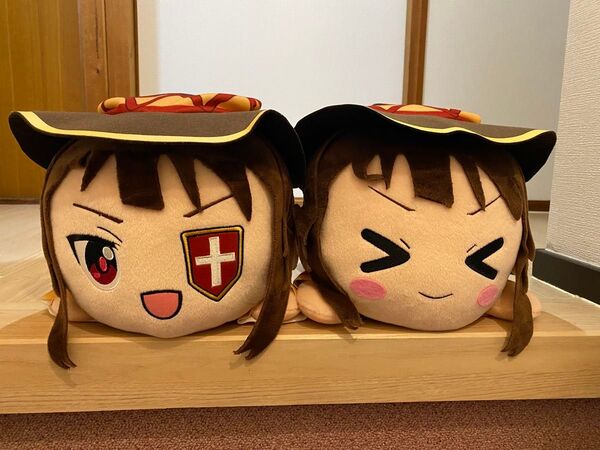 この素晴らしい世界に祝福を! メガジャンボ 寝そべりぬいぐるみ めぐみん2種