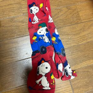 古着屋で購入 スヌーピー ネクタイ ゴルフ柄 ウッドストック レッド