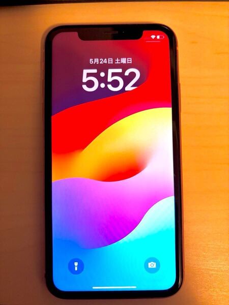 iPhoneXR 本体 128GB SIMロック解除済み コーラル【打痕あり】
