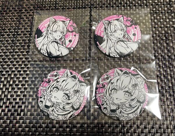 ホロライブ キャラバッジコレクション 「A 等身 Bミニキャラ墨彩の宴ver」博衣こより缶バッジ