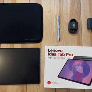【ほぼ新品・フルセット】Lenovo Idea Tab Pro 12.7インチ ペン他一色 および フィルム・カバー・ケース付