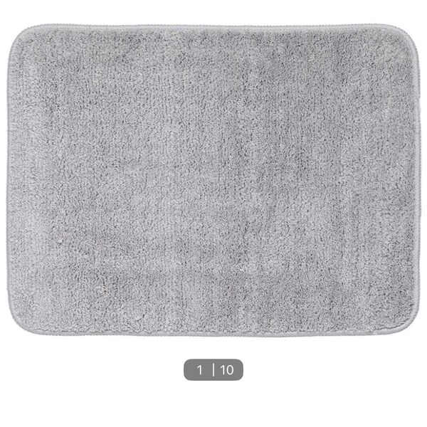 ニトリ バスマット POT-001 45x60cm ライトグレー 美品