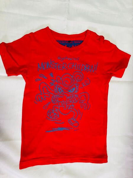 HYSTERIC MINI ヒスミニ Tシャツ レッド 90cm
