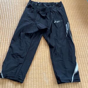 asics アシックス トレーニング タイツ 黒 メンズ ハーフ O サイズ