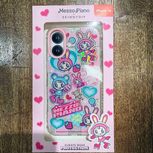SKINNYDIP メゾピアノ iPhone16 スキニーディップ ナルミヤ