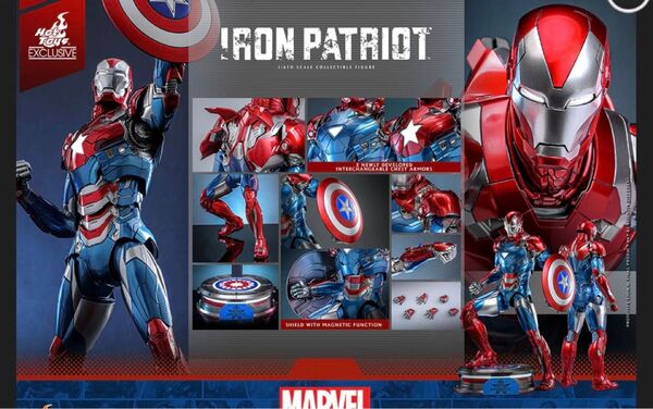 輸送箱未開封 ホットトイズ DIECAST アイアンマン アイアンパトリオット