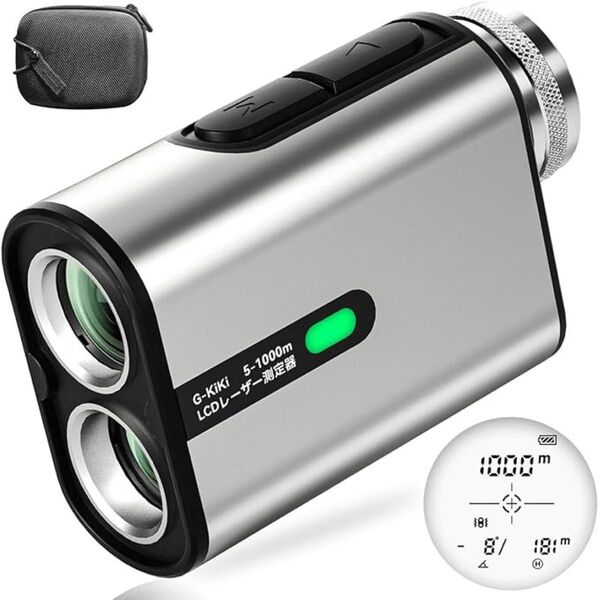 【新品未開封】ゴルフレーザー距離計機器エンジニア監修Ultra-mini 大文字表示1000m/1094yd対応 95%高透過率