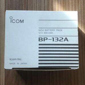 ICOM アイコム BP-132A バッテリー 元箱 取説付 当時物 未使用 IC-W21 IC-W21T IC-X21T 他