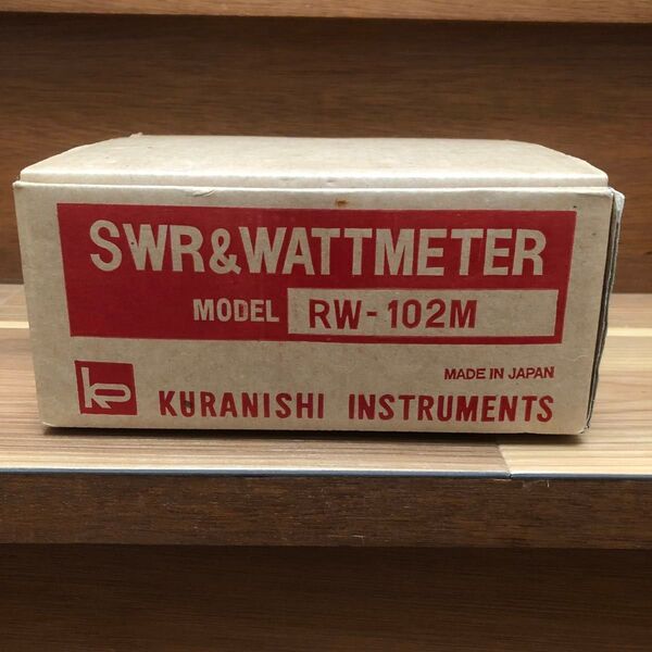 未使用 KURANISHI クラニシ RW-102M 1.8- 50MHz 1kw ワットメーター 電力計 元箱 ケーブル 付