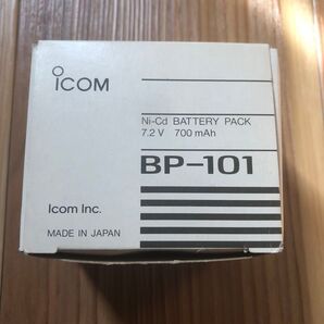 ICOM アイコム BP-101 バッテリー 元箱 取説付 長期保管 当時物 未使用 希少品 IC-⊿1 IC-Δ1 デルタ