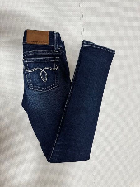 【美品】moussy パウダーデニム スキニーデニム