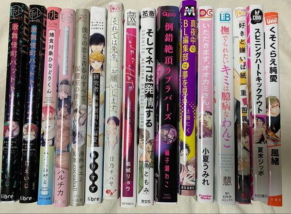 BL漫画 16冊まとめ売り