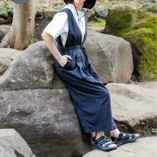別注『撥水/2WAY仕様』Gramicci アクティブナイロンサロペット
