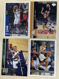 NBA Trading Card Jason Kidd 4枚セット Upper Deck Topps 94-97 90年代 ジェイソンキッド マーベリックス Dallas Mavericks サンズ
