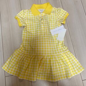 新品タグ付き ラルフローレン ワンピース サイズ85 チェックワンピ 子供服 箱あり リボンあり ギフト