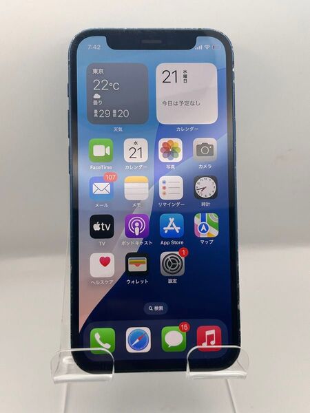 動作確認済み iPhone12 mini 64GB ブルー SIMフリー 即発送