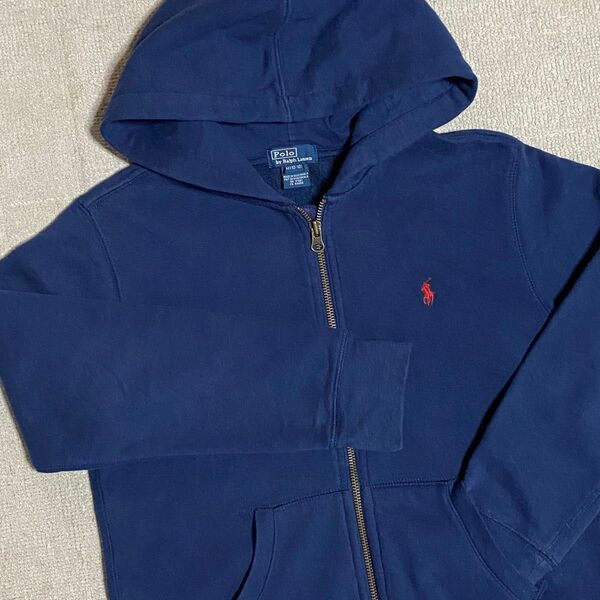 ラルフローレン/RALPH/POLO/LAUREN/パーカー/スウェット/キッズM/160/ジップアップ