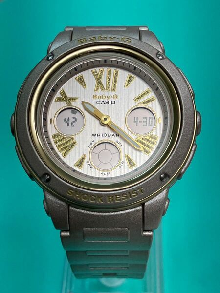CASIO カシオ Baby-G ベビーG ベイビージー BGA-153M-4B 稼働品 クォーツ アナデジ