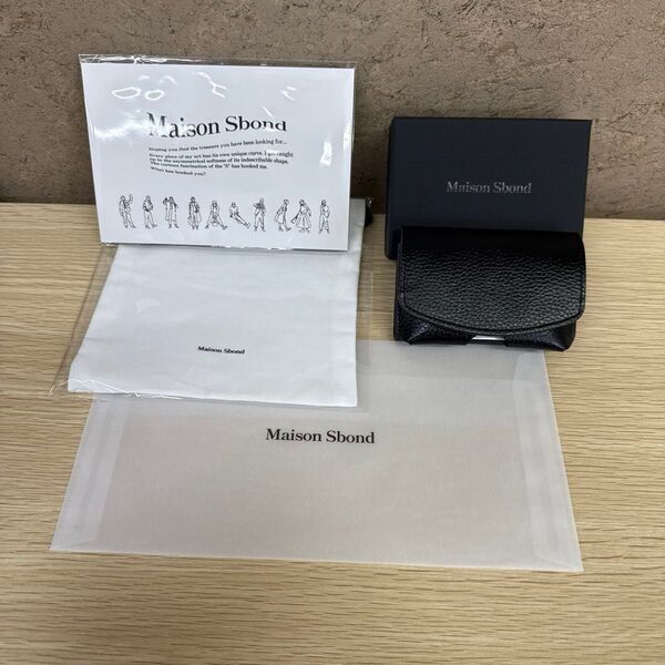 新品未使用 人気 Maison Sbond 三つ折り財布 新品
