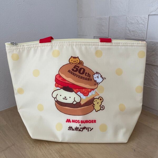 ポムポムプリン 保冷バッグ モスバーガー
