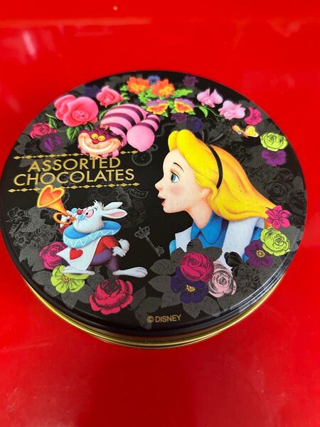 ディズニーランド 不思議の国のアリス お菓子缶 TDL