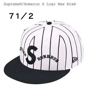 supreme×ホームラン ニューエラSロゴキャップ7.1/2