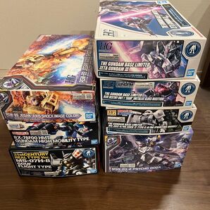 定価販売 ガンプラ HGUC 限定プラモ 7個 積みプラ 未組み立て ※説明を最後までお読みください