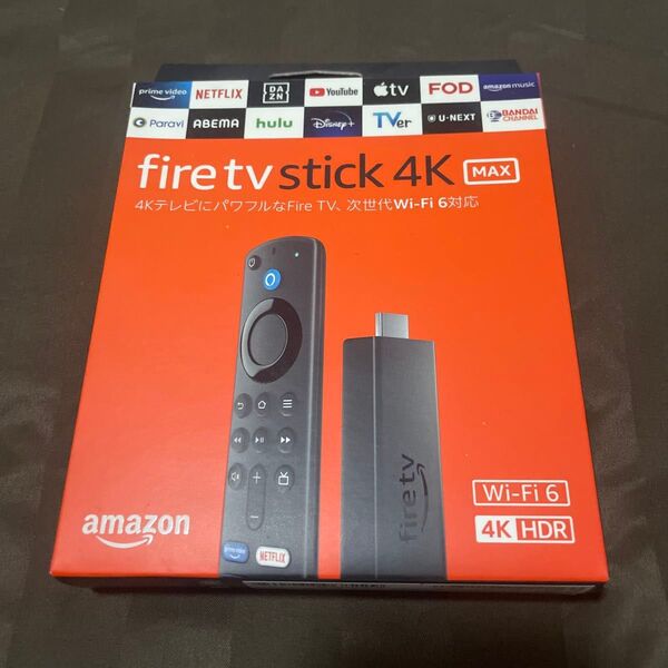 fire tv stick 4K MAX Amazon 第三世代 Alexa対応音声認識リモコン Netflix prime