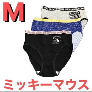 M●3枚★Disny/ディズニー/ミッキーマウス★レディース/スタンダードショーツ