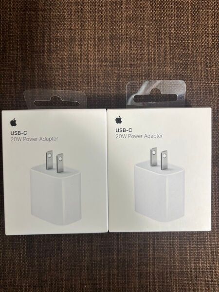 早い者勝ち! 新品・未開封 純正Apple 20W USB-C 電源アダプター充電器 2個セット
