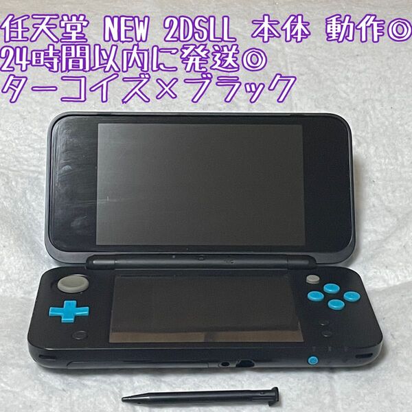 Newニンテンドー2DS LL ターコイズ×ブラック 本体 動作確認済 24時間以内発送 厳重梱包 Nintendo ゲーム